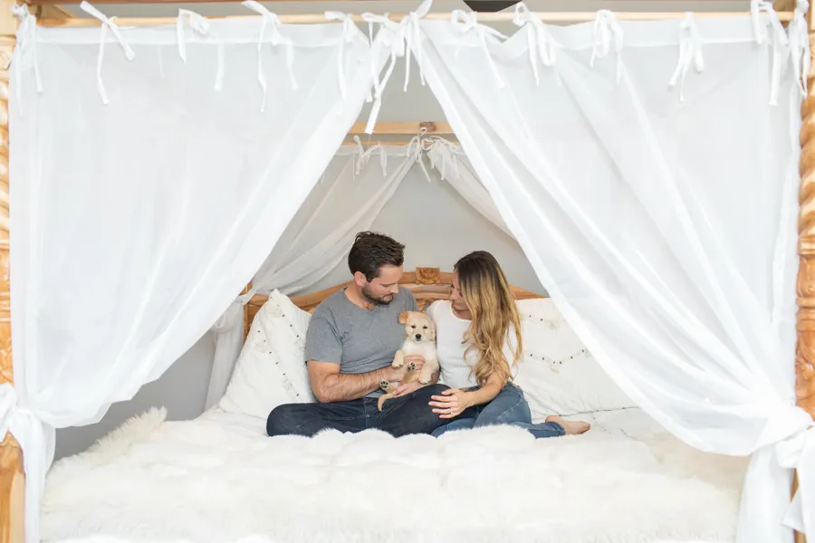 Cover photo for Newborn puppy photo session: minneapolis dog photographer