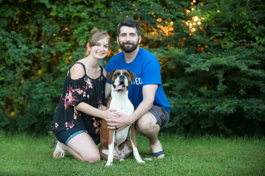 Mini backyard session with Dempsey the Boxer, photo 5 of 10