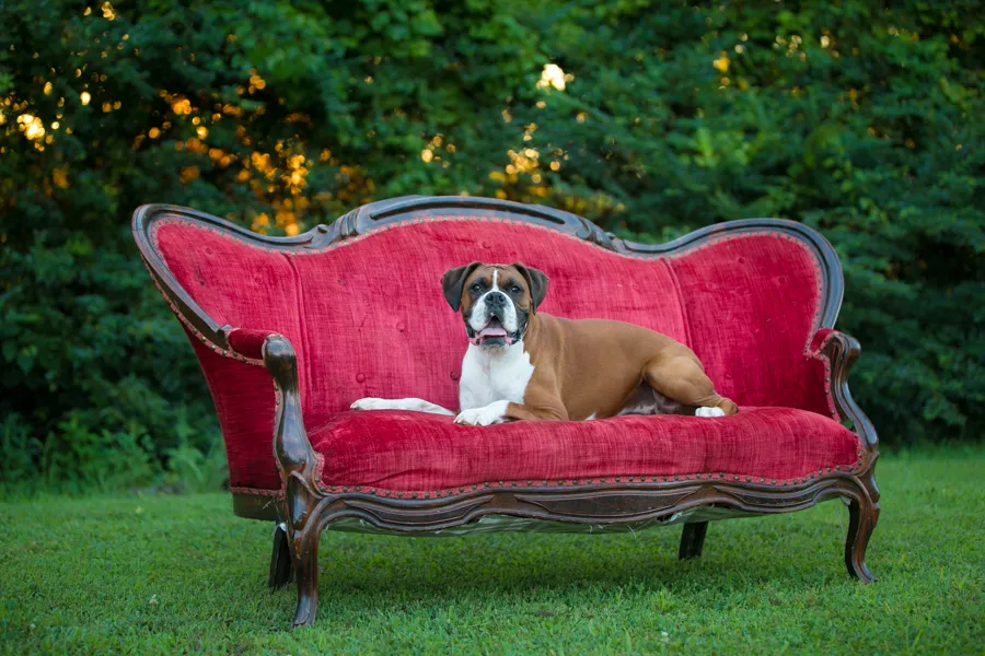Mini backyard session with Dempsey the Boxer, photo 8 of 10