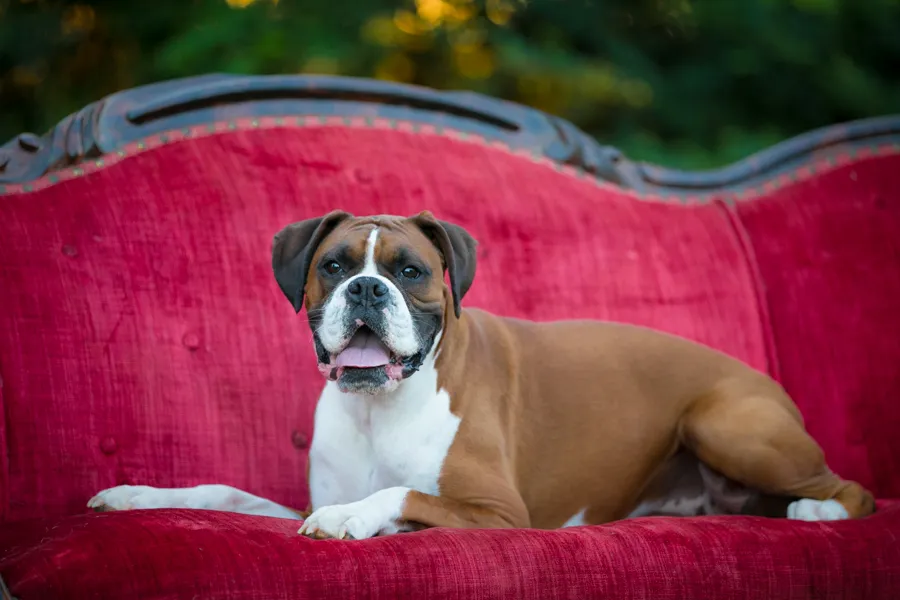 Mini backyard session with Dempsey the Boxer, photo 9 of 10