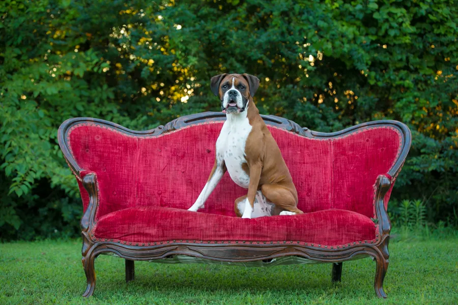 Mini backyard session with Dempsey the Boxer, photo 10 of 10