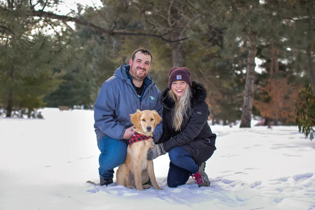 Golden Retriever puppy: como park, photo 9 of 12