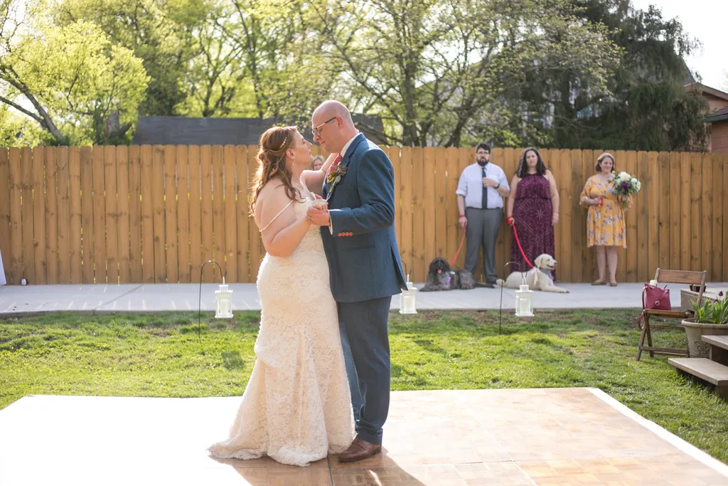 Backyard wedding involving your dogs, photo 31 of 38