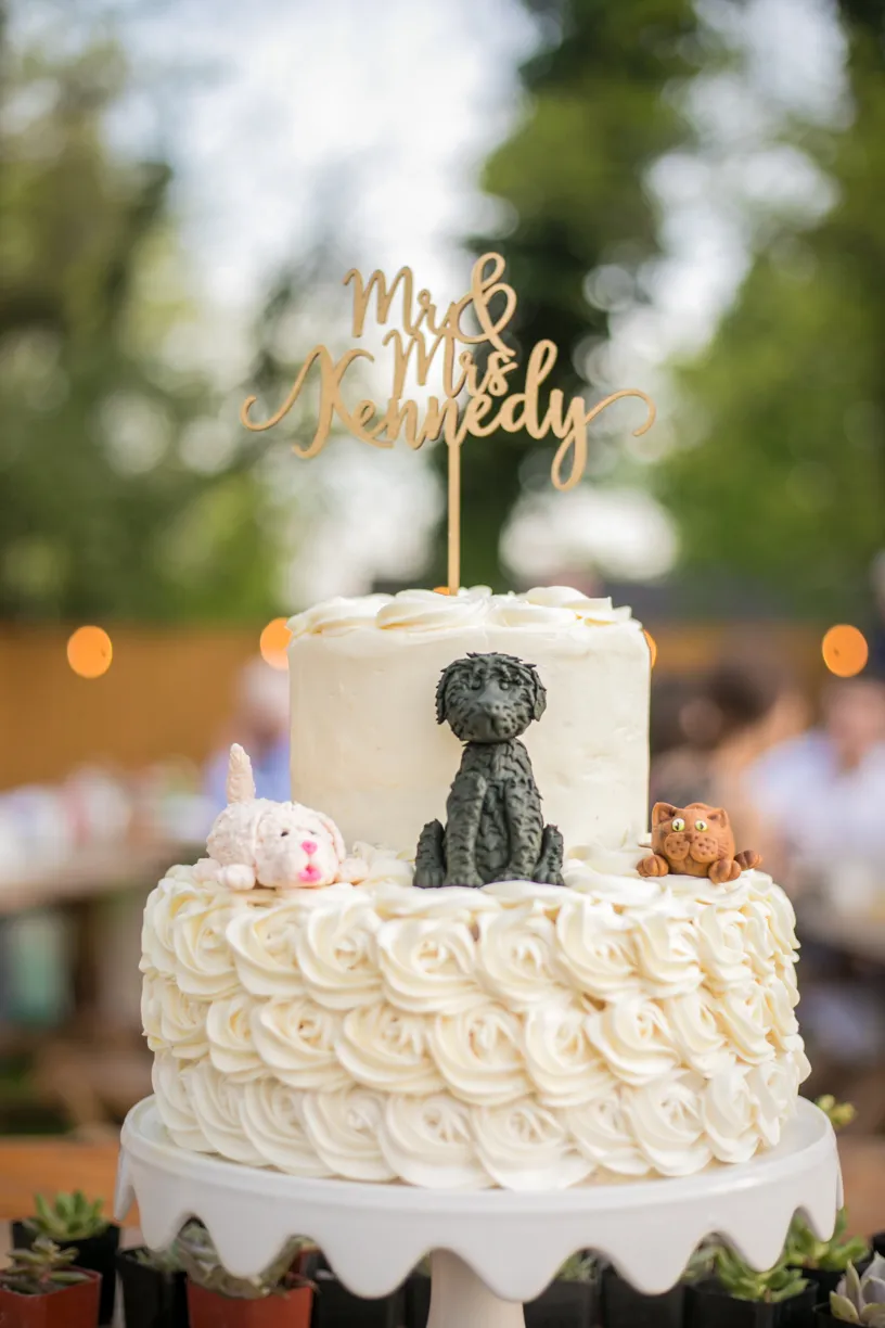 Backyard wedding involving your dogs, photo 32 of 38