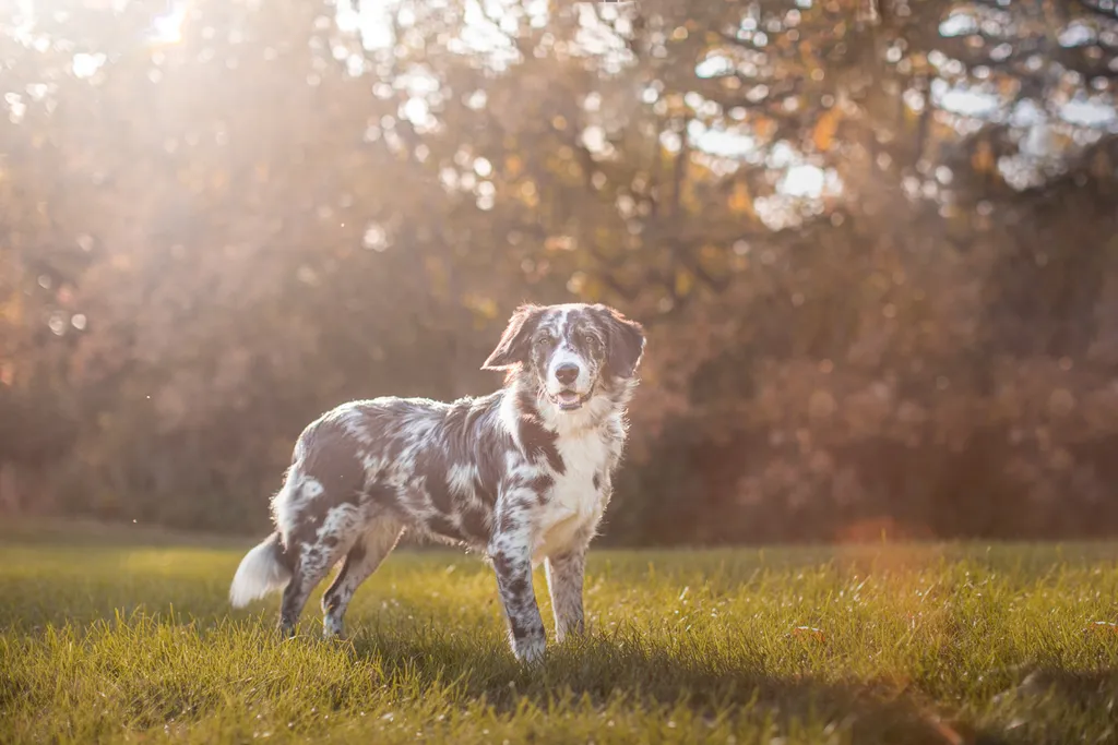 dog portrait fall photos